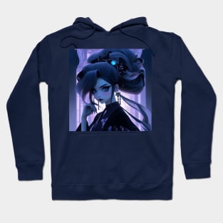 Japanese gothic girl Hoodie